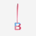 Alphabet Pink Bag Charm